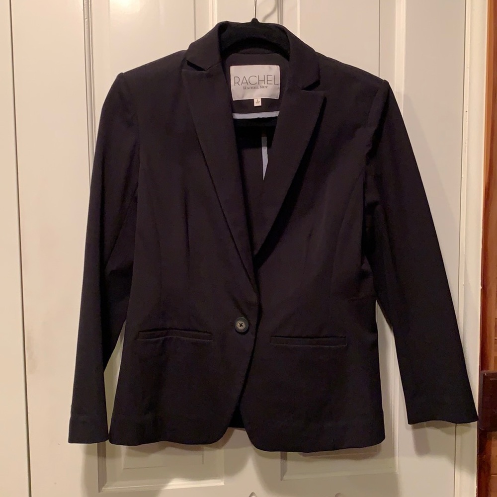 Classic black suit jacket